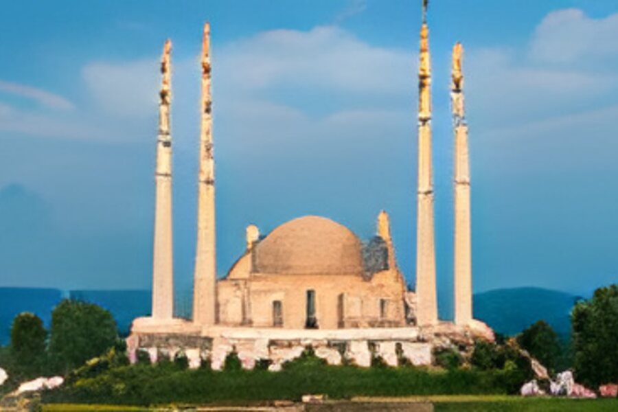 The National Mosque in Abuja